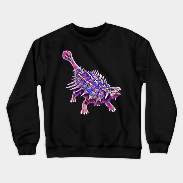 Ankylosaurus Crewneck Sweatshirt by Nimmersatt